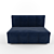 Compact and Comfortable Lycksele LЁVOS Sofa 3D model small image 3