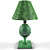 Malahitovay Table Lamp 3D model small image 1