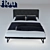 Essential Flou Bed 3D model small image 2