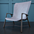 Elegant Silhouette Chair: Exceptional Style 3D model small image 1