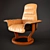 Elegant 3D Armchair 3D model small image 1