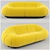 Elegant 3-Seater Sofa 3D model small image 1