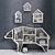 Bear Cub Decor Set 3D model small image 2