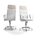 Title: ErgoWhite Executive Office Chair
Translated from Russian: ЭргоБелый офисный стул 3D model small image 1