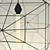 Industrial Wire Cube Loft Lamp 3D model small image 2