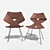 Elegant Rowghani Chair 3D model small image 1