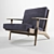 Cozy Modern Armchair 3D model small image 1