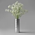 Delicate Baby's Breath Flower 3D model small image 1