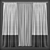 Contemporary Style Curtains 3D model small image 1