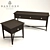 Modern Dantone Console & Side Table Set 3D model small image 2