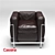 Sleek and Modern Cassina LC2 Armchair 3D model small image 1