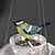 Title: Handmade Titmouse Bird Feeder 3D model small image 2