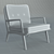 Elegant Carlo de Carli Chairs 3D model small image 2