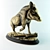 Wild Boar Figurine 3D model small image 1