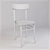 Elegant Vienna Chair 3D model small image 2