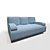 Apollo - Stylish Three-Seater Sofa 3D model small image 1
