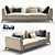 Olivier Modern Italian Sofa 3D model small image 1