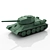 Soviet WWII Toy Tank T-34 3D model small image 1