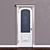 Title: Andreevsky Door Collection: K-72GF, K-74GF, K-80GF 3D model small image 3