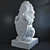 Regal Lion Sculpture 3D model small image 1