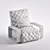 Cozy Corona Armchair 3D model small image 2