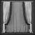 Contemporary Style Curtains 3D model small image 1