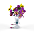 Delicate Spring Pansy Bouquet 3D model small image 2