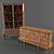 Modern Geometric Buffet & Commode 3D model small image 1