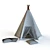 Cozy Kids' Hideaway Tent 3D model small image 3