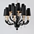 Elegant Mademoiselle Chandelier 2015 3D model small image 1