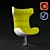 Regina Armchair: Sleek and Comfortable 3D model small image 1