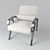 Luxury Lonsdale Lounge Chair 3D model small image 2