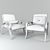 Luxury Lonsdale Lounge Chair 3D model small image 3