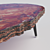 Natural Wood Slab Table 3D model small image 2