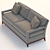 Manhattan Open Arm Sofa 3D model small image 2