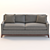 Manhattan Open Arm Sofa 3D model small image 3