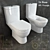 Title: Rosa Prestige Toilet - Luxurious Elegance 3D model small image 1