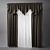 Classic Curtain - Marvelous Design  3D model small image 1