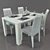 Perfecta Ivory: Italian Living Room Furniture 3D model small image 1