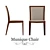 Elegant Munique Chair 3D model small image 3