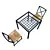 IKEA GRANAS Table Set with Chairs 3D model small image 3