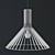 Suzanne Vintage Pendant Light 3D model small image 3