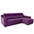 Rois Modular Corner Sofa by Pushe 3D model small image 3