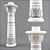 Egyptian Majesty Column 3D model small image 1