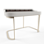 Baxter Yves Desk: Sleek Wood Design 3D model small image 1