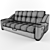 Elegant Teodoro Sofa in PortoBello 3D model small image 3