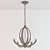 Savoy House Forum Chandelier 3D model small image 1