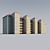 Modern Brick Home in Megion City 3D model small image 1