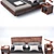 RIVA Natura 1920 6 Platform Bed Set 3D model small image 2