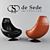 Luxury Swivel Armchair: De Sede DS-166 3D model small image 1